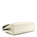 Soft Calfskin Mylockme Chain Bag BB White