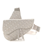 Oblique Mens Saddle Bag Grey