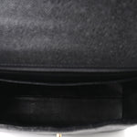 Caviar Quilted Jumbo Kelly Flap Black