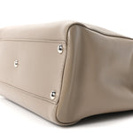 Vitello Morgan Shiny Nappa Medium Peekaboo Iconic Satchel Tortora
