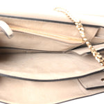 Calfskin Suede Medium Faye Shoulder Bag Motty Grey