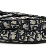 Oblique Saddle Bag Blue