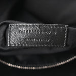 Crinkled Calfskin Matelasse Monogram Medium Niki Chain Satchel Dark Green