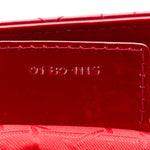 Patent Cannage Medium Lady Dior Red