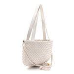 Nappa Intrecciato Small Bulb White