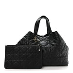 Calfskin Macrocannage Large Toujours Black