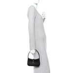 Smooth Calfskin Le 5 A 7 Mini Hobo Black