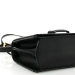 Calfskin Small Barcelona Shoulder Bag Black