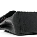 Caviar Quilted Maxi Double Flap Black