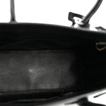 Calfskin Crocodile Embossed Baby Sac De Jour Black