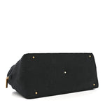 Jersey Square Quilted Bowler Black