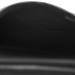 Calfskin Quilted Mini Coco Mail Clutch With Chain Black