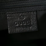 Monogram Large New Ladies Web Hobo Black