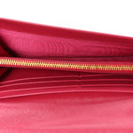Saffiano Crystal Continental Flap Wallet Peonia