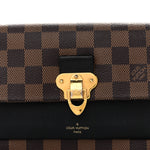 Damier Ebene Vavin Chain Wallet Black