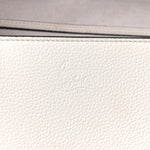Calfskin Spikes Loubinthesky Paloma Clutch Snow
