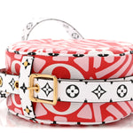 Monogram Giant Crafty Boite Chapeau Souple PM Rouge Rose Creme