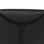 Grain De Poudre Medium Classic Monogram Monochrome Kate Satchel Black
