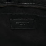 Calfskin Crocodile Embossed Small Monogram Cabas Black