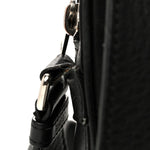 Smooth Calfskin Medium Messenger Bag Black