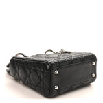 Lambskin Cannage Mini Lady Dior Black