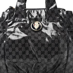 Crystal Monogram Hysteria Tote Navy Blue