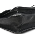 Grained Lambskin Monogram Large Niki Chain Satchel Black