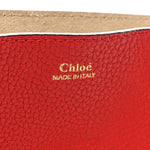 Grained Lambskin Drew Shoulder Bag Plaid Red