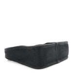 Ribbed Knit Small Ryan Bag Black