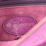 Heavy Grain Calfskin Small Margaret Crossbody Purple