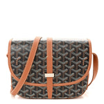 Goyardine Belvedere II PM Messenger Bag Black Gold