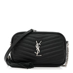 Grain De Poudre Matelasse Monogram Mini Lou Camera Bag Black