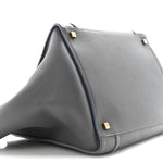 Baby Grained Calfskin Medium Phantom Luggage Kohl