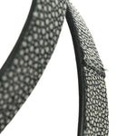 Stingray Shiny Nappa Petite Peekaboo I SEE U Satchel Verde Inglese
