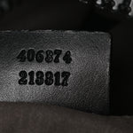 GG Supreme Monogram Flat Messenger Bag Black
