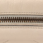 Calfskin Matelasse Small GG Marmont Chain Shoulder Bag White