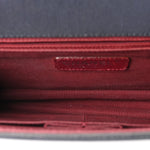 Tweed Calfskin Quilted Ballerine Flap Black Navy Beige