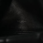 Lambskin Quilted Toy Loulou Puffer Monogram Monochrome Chain Satchel Black
