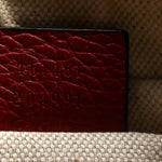 Grained Calfskin Sylvie Web Kingsnake Small Camera Bag Red Multicolor