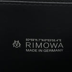 X RIMOWA Aluminum Personal Clutch On Strap Black