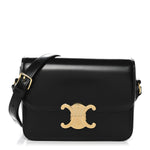 Shiny Calfskin Teen Triomphe Black