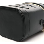 Lambskin Timeless Vanity Cosmetic Case Black