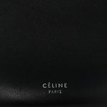 Supple Grained Calfskin Long Strap Big Bag Bucket Black