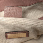 Pebbled Calfskin Small Soho Shoulder Bag Light Pink