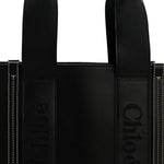 Calfskin Large Woody Tote Black