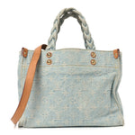 Monogram Washed Denim Let Go PM Sky Blue