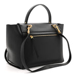 Grained Calfskin Mini Belt Bag Black