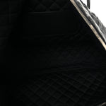 Calfskin Quilted ES Giant Travel Bag Black