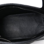 Caviar Quilted Medallion Tote Black