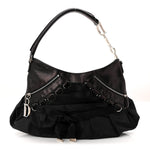 Satin Ballet Evening Bag Black